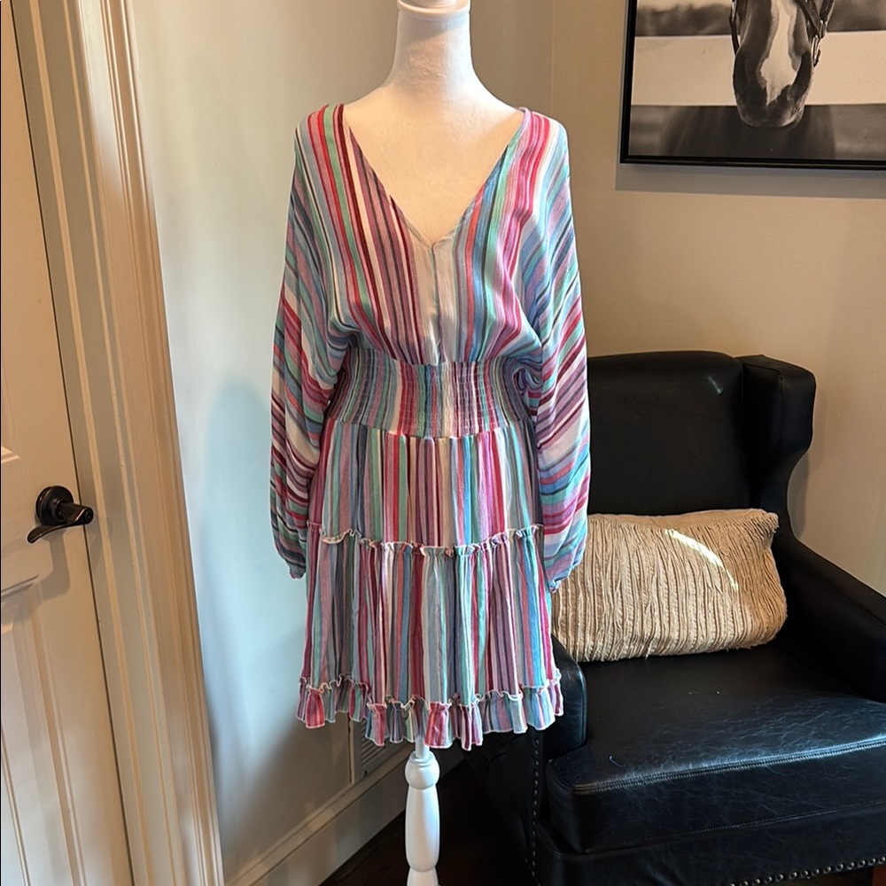 Striped Multicolor Dress
